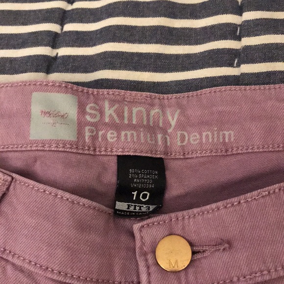 Mossimo skinny premium denim jeans size 10 - Picture 5 of 7